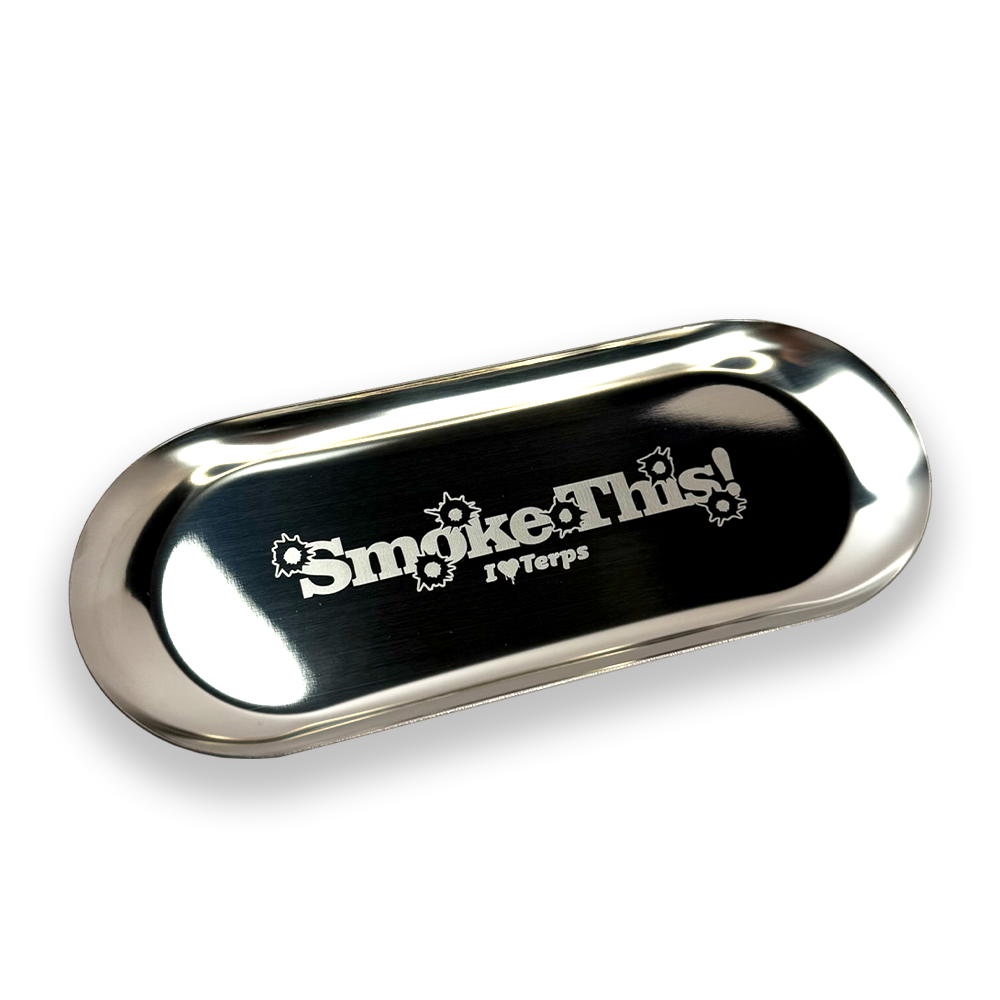 Smoke This Chrome Tray
