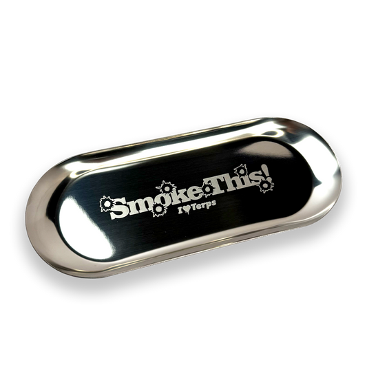 Smoke This Chrome Tray